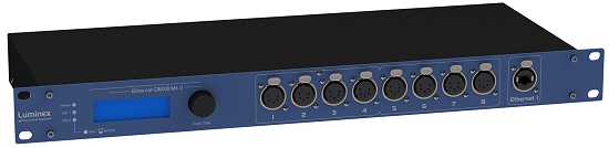 Luminex Ethernet-DMX8 MkII - MEB Veranstaltungstechnik GmbH Luminex Ethernet-DMX8 MkII - MEB Veranstaltungstechnik GmbH